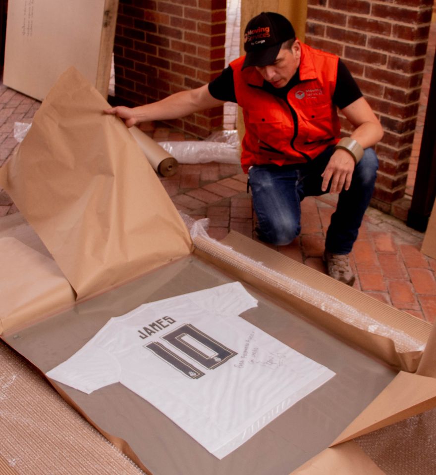 Embalaje y traslado de obras de arte, cuadros y esculturas